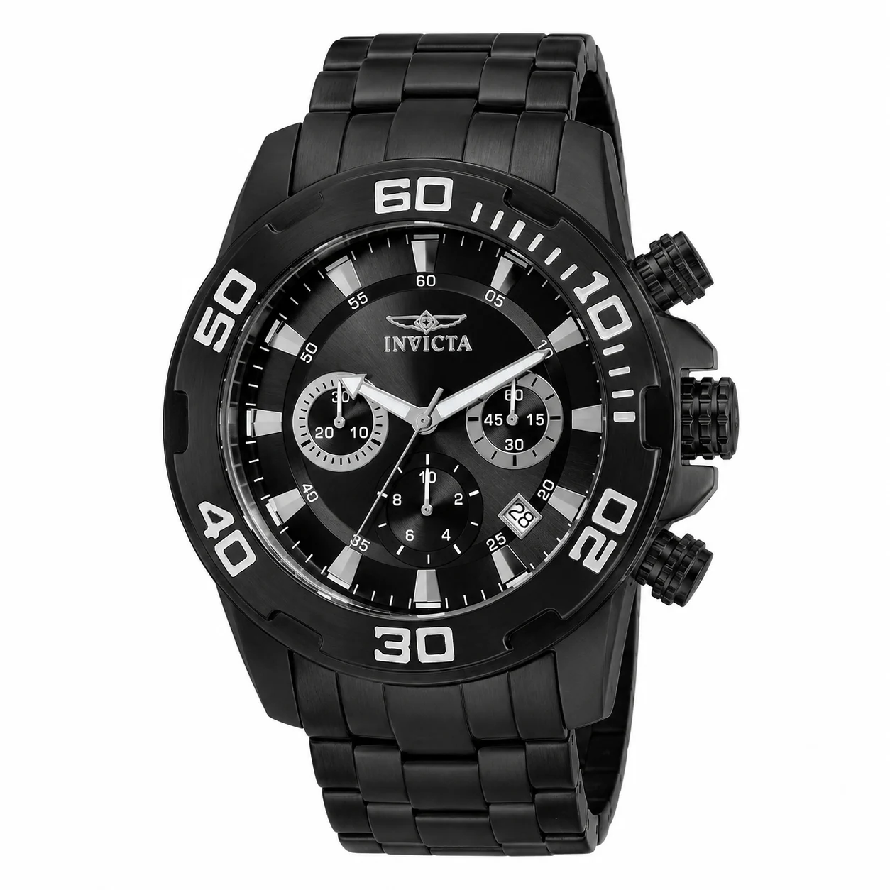 Invicta Open Box Pro Diver SCUBA Watch - 50mm, Black (AIC-22338) 50 mm kol saati