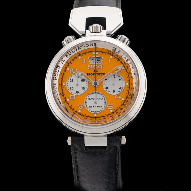 Bovet Sportster Orange Dial Steel SP0480 210009N42324 kol saati