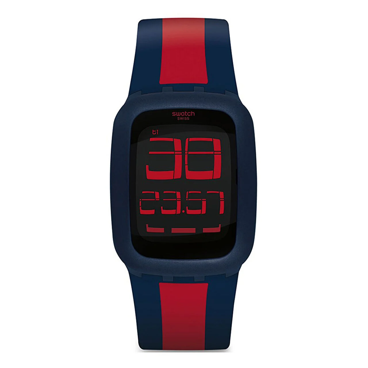 Swatch Touch Dark Blue SURN101D 39 mm kol saati