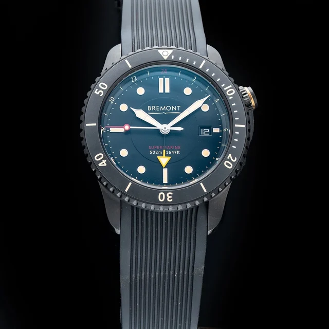 Bremont Supermarine S502 Jet 210009N35091 kol saati