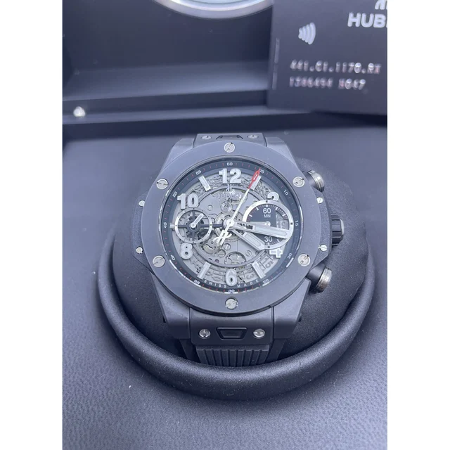 Hublot Big Bang Unico Black Magic 42mm 441.CI.1170.RX 210000015858 kol saati