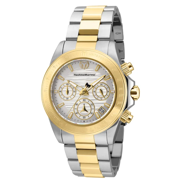 Invicta TechnoMarine Manta Ray Watch - 38mm, Steel, Gold (TM-219011) kol saati