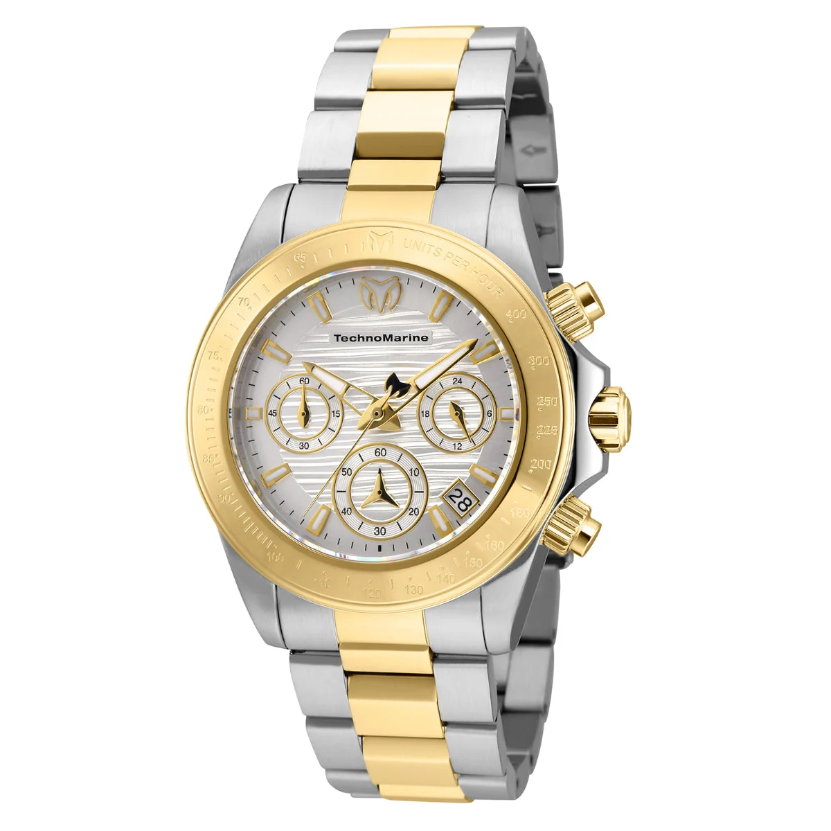 Invicta TechnoMarine Manta Ray Watch - 38mm, Steel, Gold (TM-219011) 38 mm kol saati