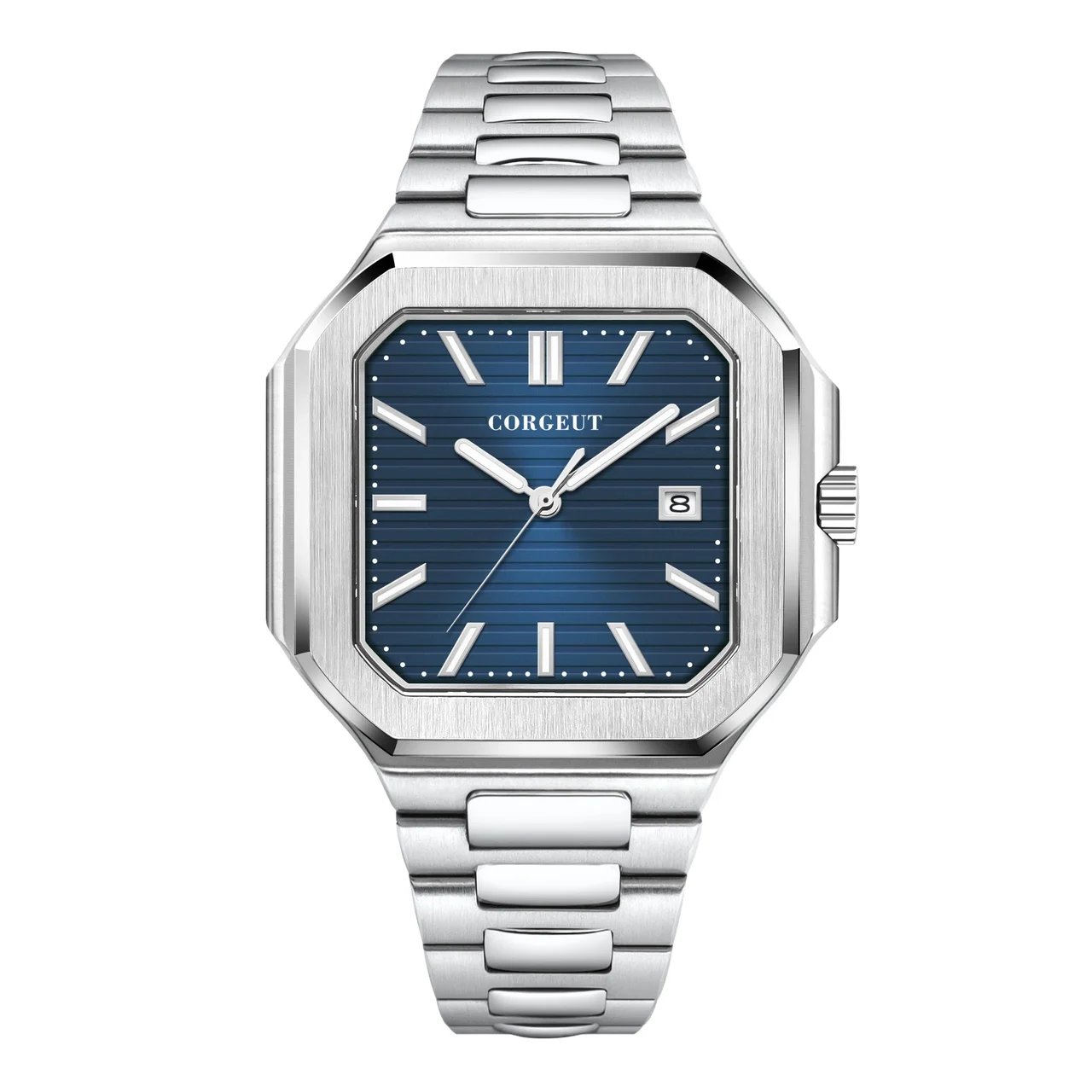 Tandorio Square Watch CUbitus Corgeut 6032 44mm Sapphire Miyota 8215 TMI NH35 Automatic 5BAR Customizable 12000051333992303 44 mm kol saati
