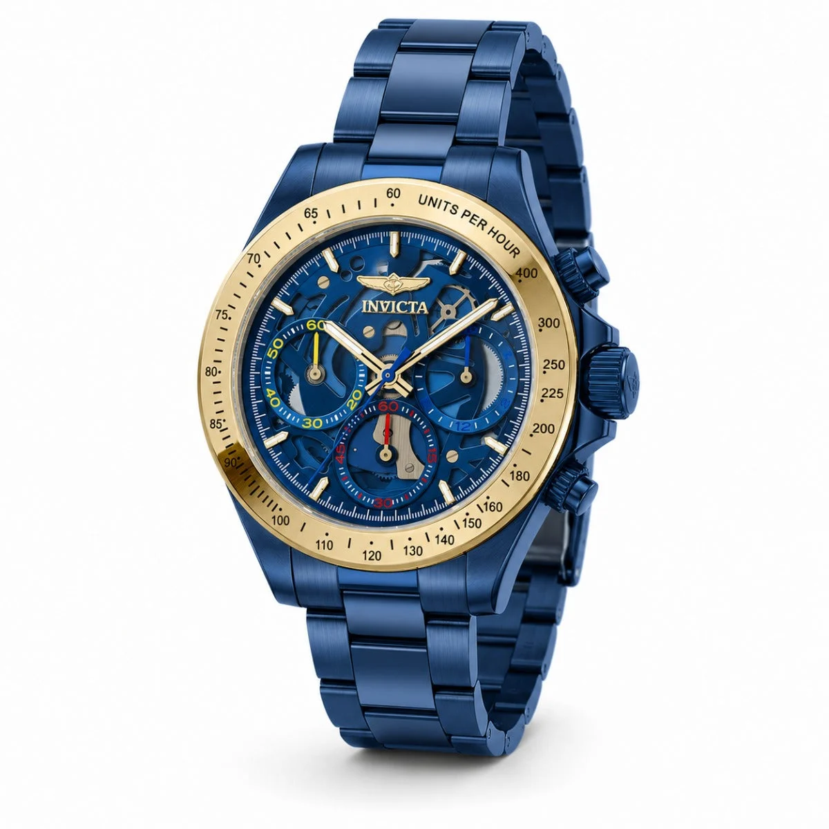 Invicta Speedway Exoprix Watch - 39.5mm, Blue (51032) 39.5 mm kol saati