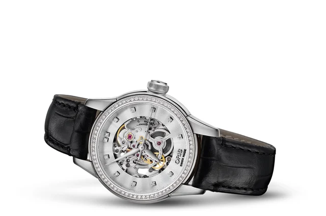 Oris Artelier Skeleton Diamonds 01 560 7687 4919-07 5 14 60FC kol saati