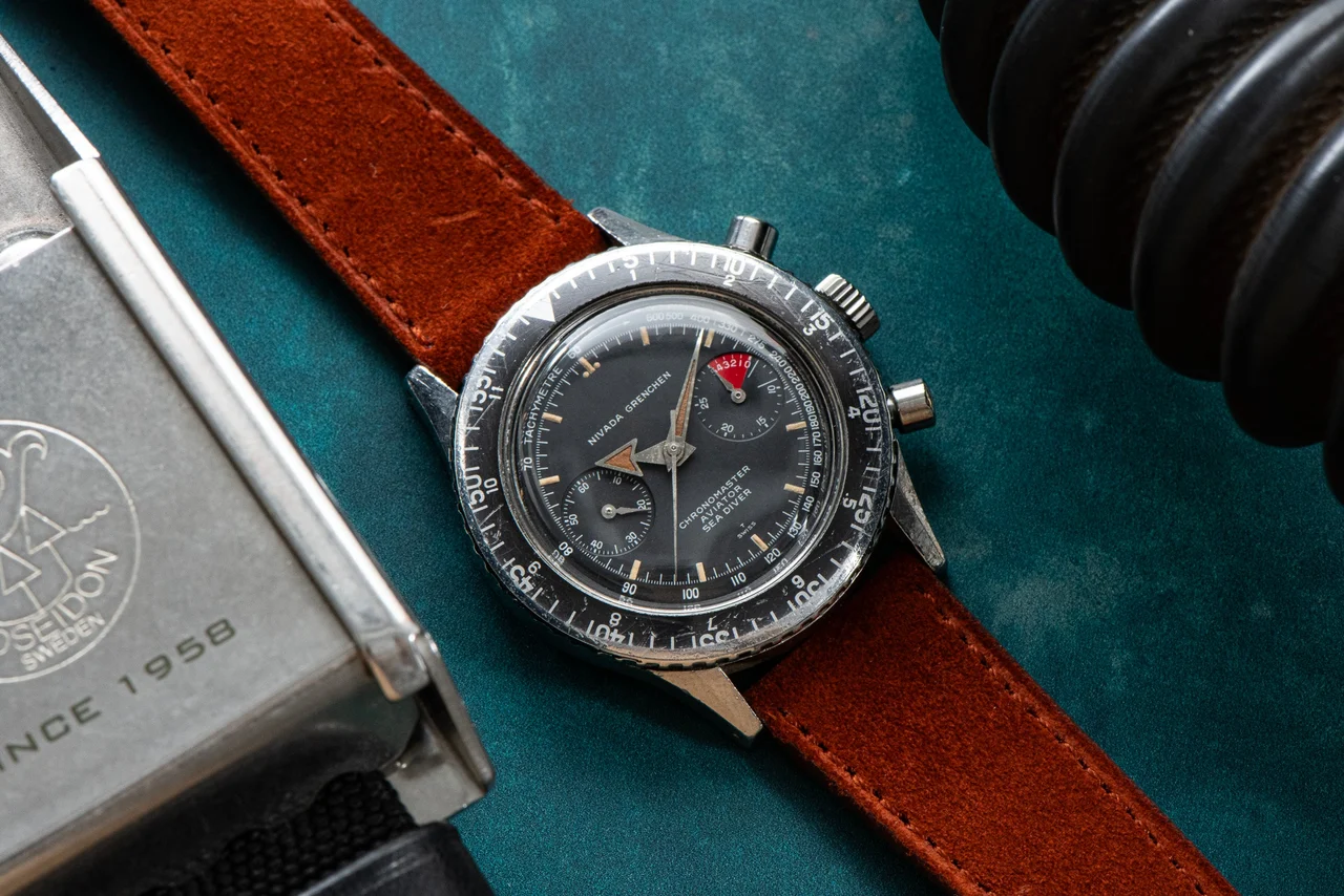 Nivada Grenchen Chronomaster 40990374 38 mm kol saati
