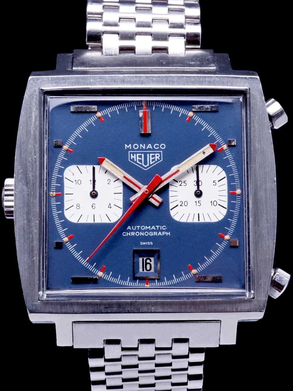 Heuer Monaco HUR1133B 40 mm kol saati