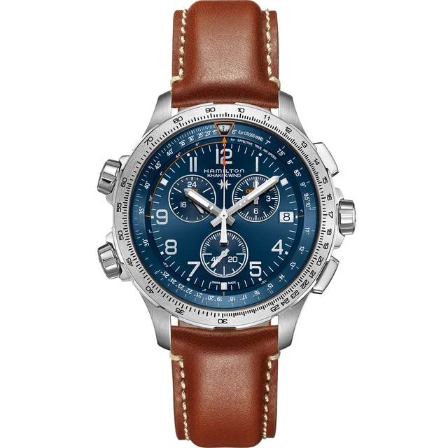 Hamilton Khaki Aviation X-Wind GMT Chrono Quartz H77922541 kol saati