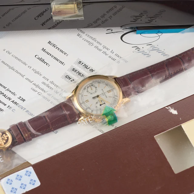 Patek Philippe PATEK PHILIPPE, REF. 5170J-001, CHRONOGRAPH, SINGLE-SEALED, 18K YELLOW GOLD