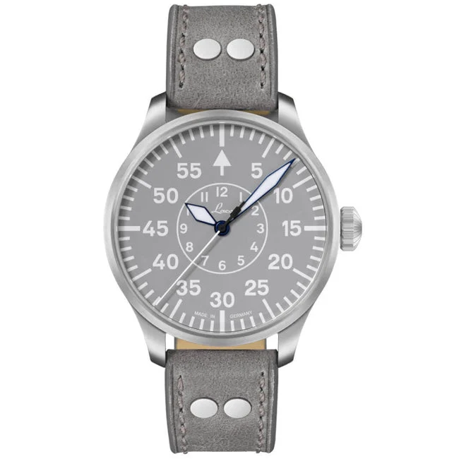 Laco Pilot Watches Basic Aachen Grau 42 862159 42 mm kol saati