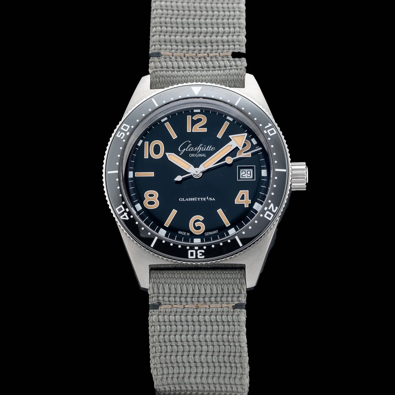 Glashutte Original Glashütte Original SeaQ 1-39-11-06-60-34 210009N39998 50 mm kol saati