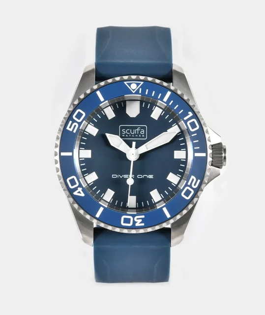 Scurfawatches D1-500-ND-TITANIUM-BLUE-25 kol saati