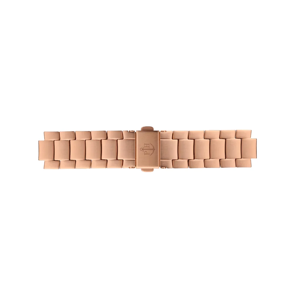 Default Metall Uhrenarmband Roségold 16 mm PH-M-RM-33S kol saati