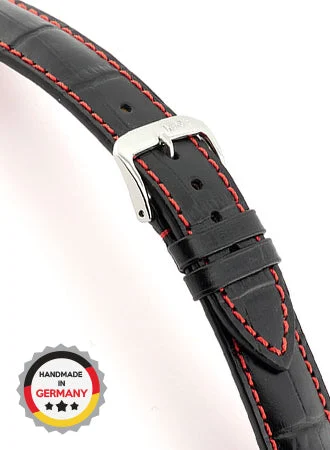 RIOS Grained Leather Vegas - Red - Alligator Grained 5908/RI kol saati