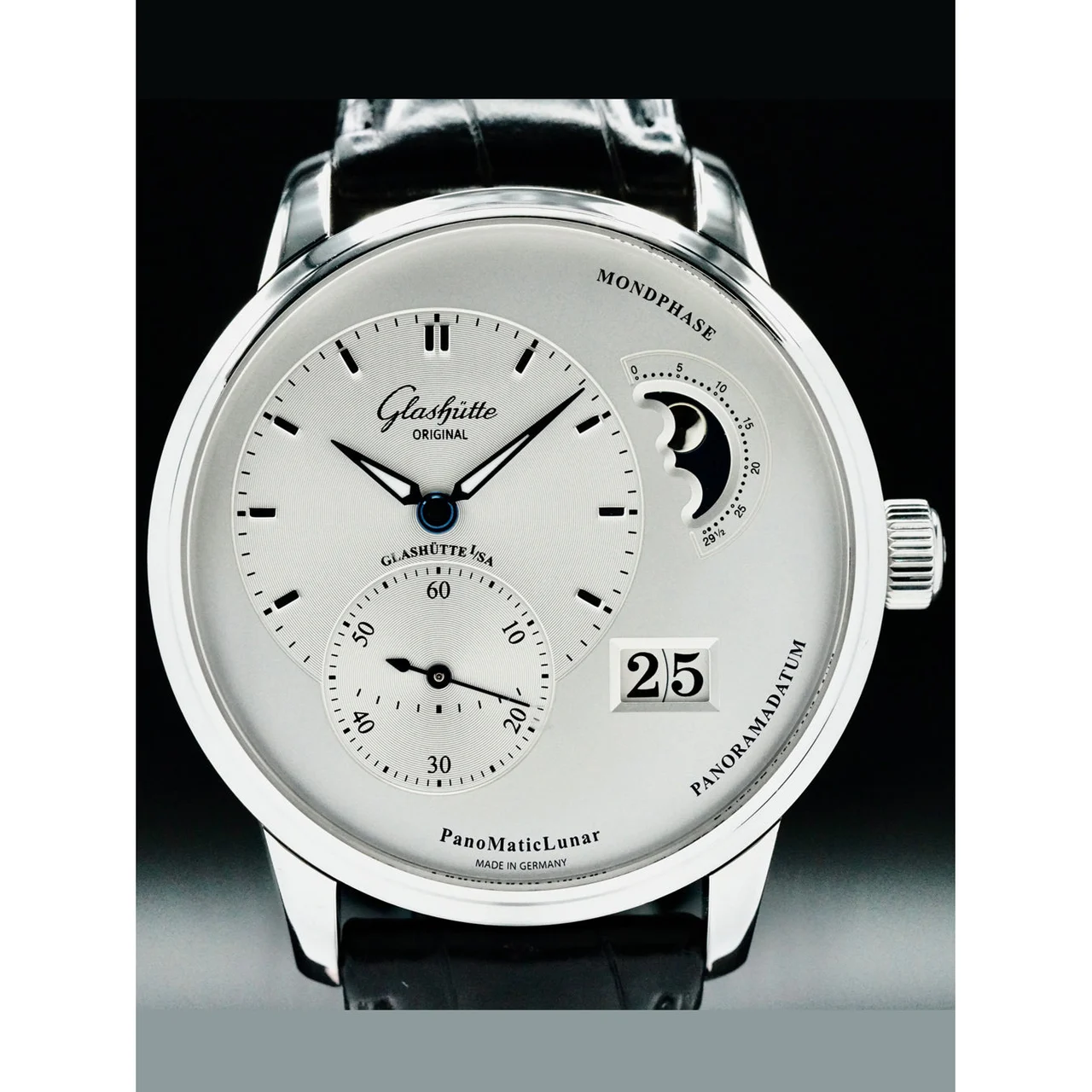 Glashutte Original Glashütte Original PanoMaticLunar 1-90-02-42-32-05 210000060179 40 mm kol saati
