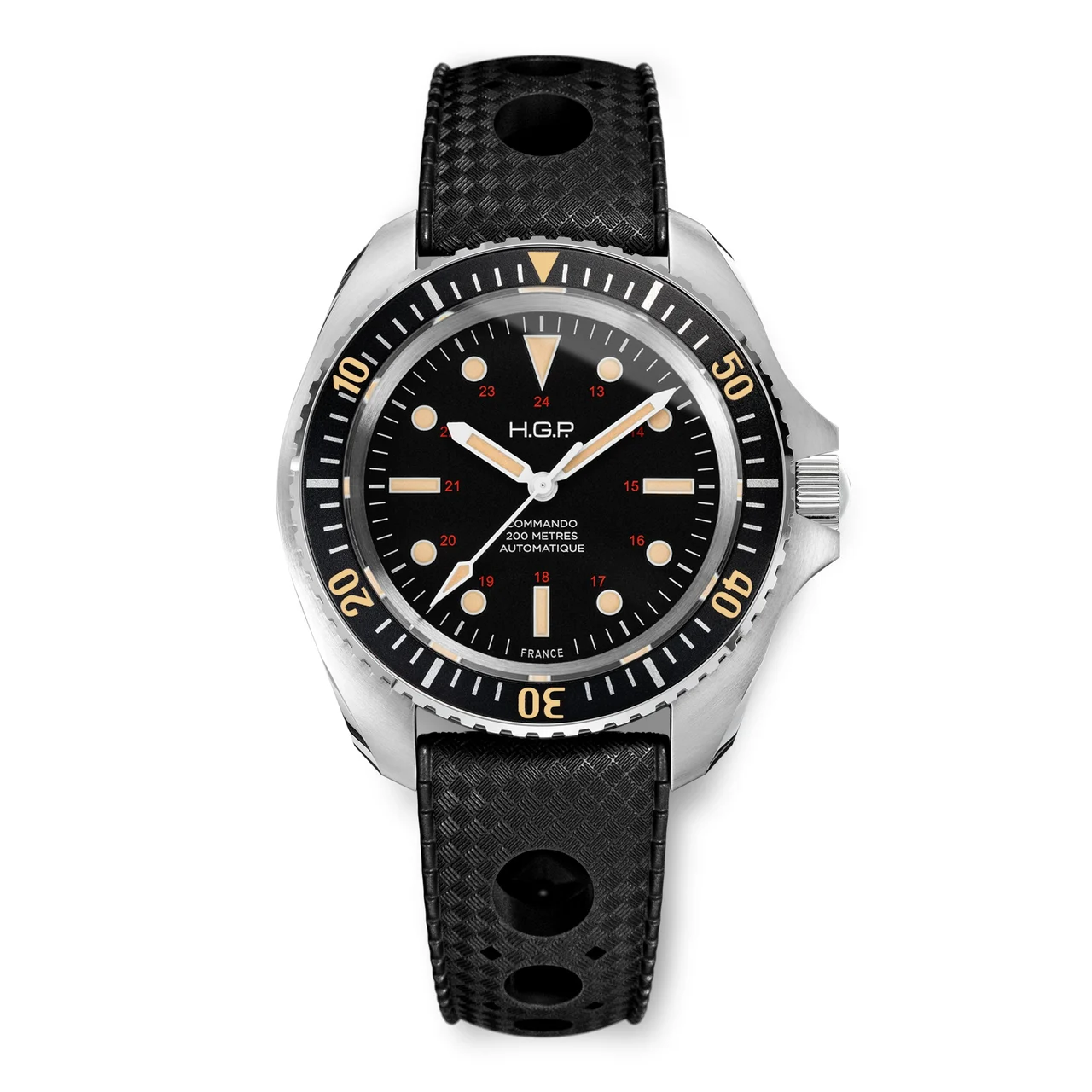HGP - Watches HGP-24-D2AC-003-02-RB2-BLK 47 mm kol saati