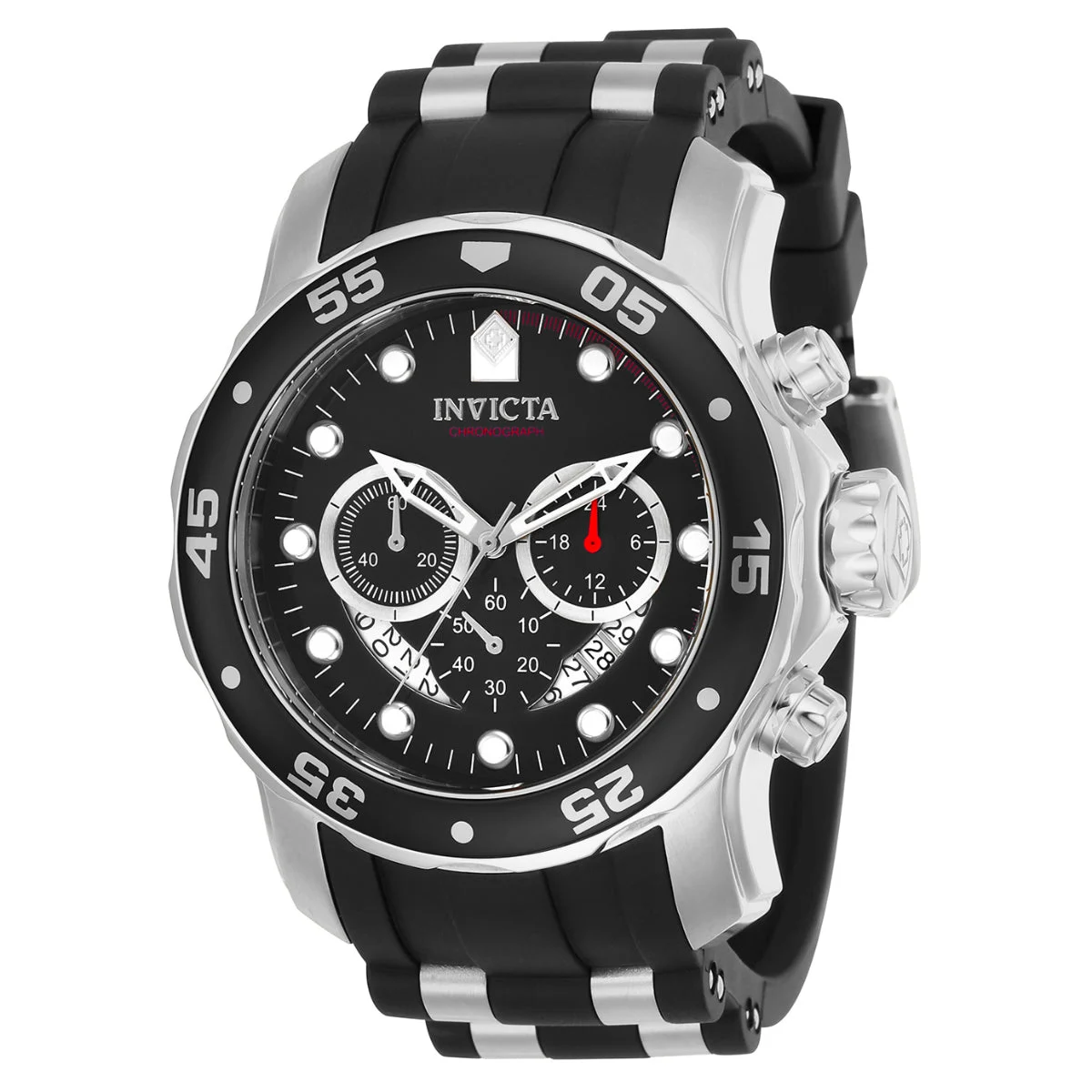 Invicta Pro Diver SCUBA Watch - 48mm, Steel, Black (21927) 48 mm kol saati