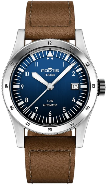 Fortis Flieger FS015 - Leather kol saati