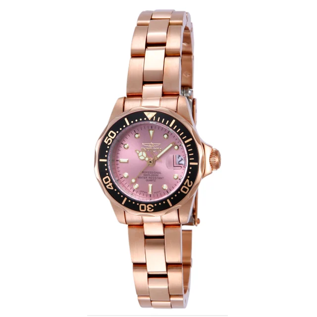 Invicta Pro Diver Auredrift Watch - 24.5mm, Rose Gold (ZG-14100) kol saati