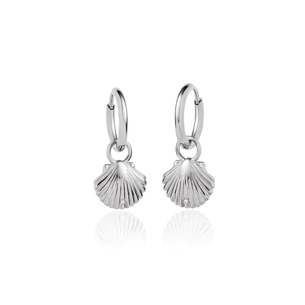 Default Scallop Ohrring Silber PH-JE-1822 kol saati