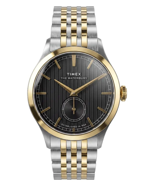 Timex Waterbury Classic Sub-Second 39mm Stainless Steel Bracelet Watch TW2Y91900VQ kol saa