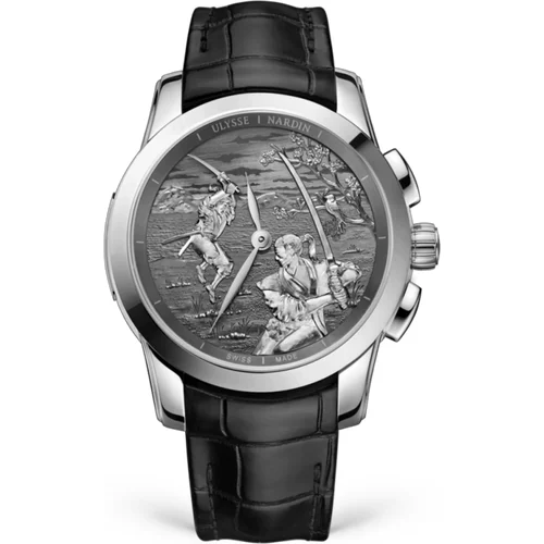 Ulysse Nardin Hourstriker Samourai 6109-130/SAMOURAI 43 mm kol saati