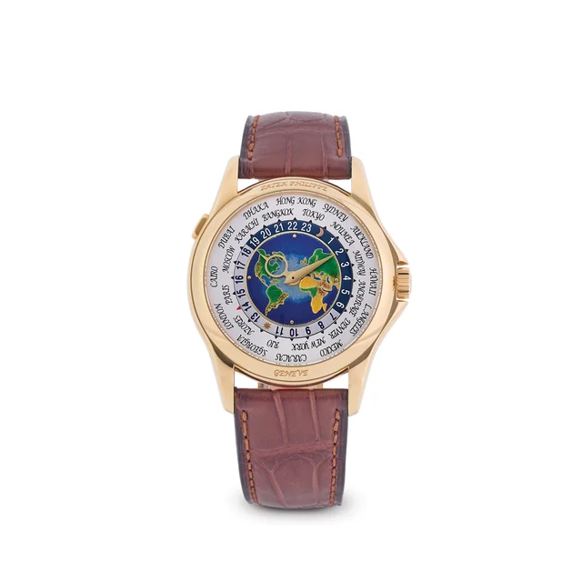 Patek Philippe PATEK PHILIPPE, REF 5131J, WORLDTIME ENAMEL A fine, limited, self-winding,