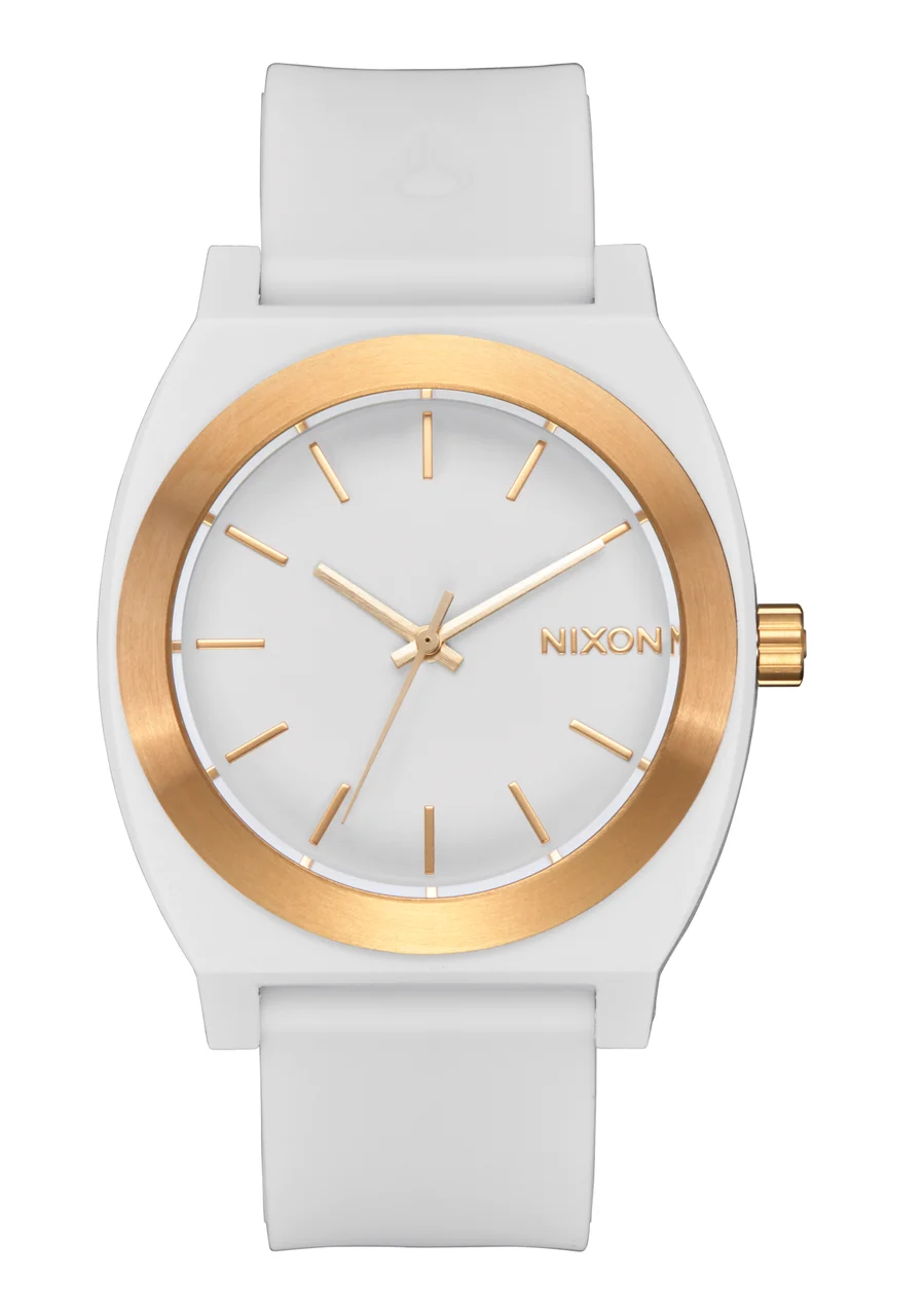 Nixon US Time Teller OPP - White / Matte Gold A1361-5169-00 39.5 mm kol saati