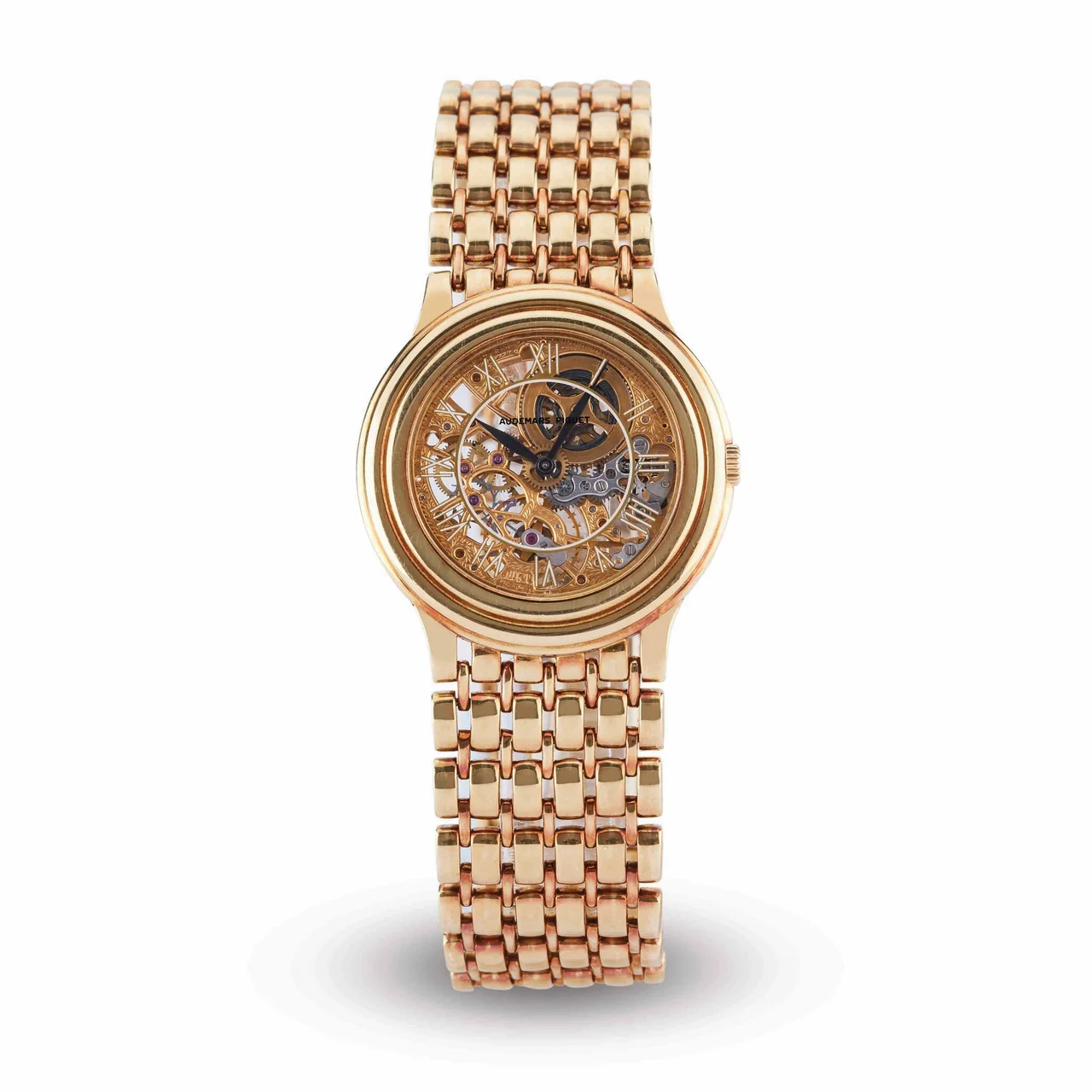 Audemars Piguet AUDEMARS PIGUET REF. OR585, SKELETONISED DIAL,18K YELLOW GOLD kol saati