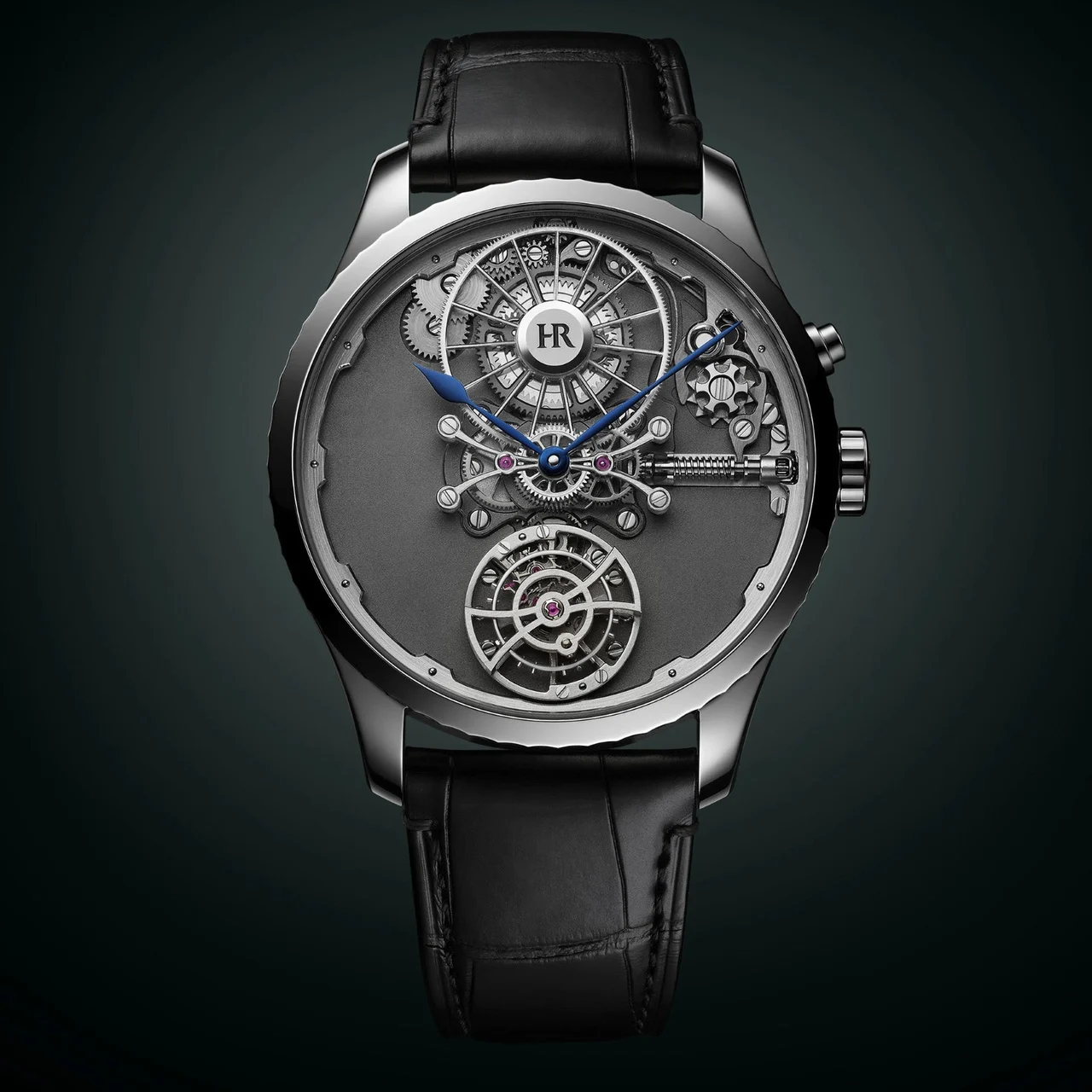 Haute-Rive Haute Rive Honoris Meccanica Ruthenium Steel HM-SS-RU kol saati