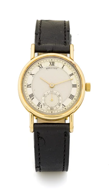 Breguet BREGUET, REF. 4785, YELLOW GOLD A fine and very rare manual wind 18k yellow gold w