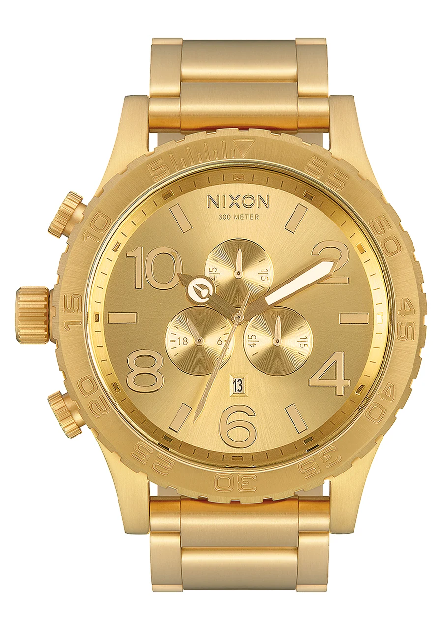 Nixon US Chrono - All Gold A083-502-00 51 mm kol saati