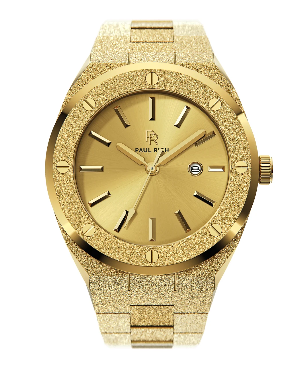 Paul Rich Frosted Signature PR68Frosted All_Gold 45 mm kol saati