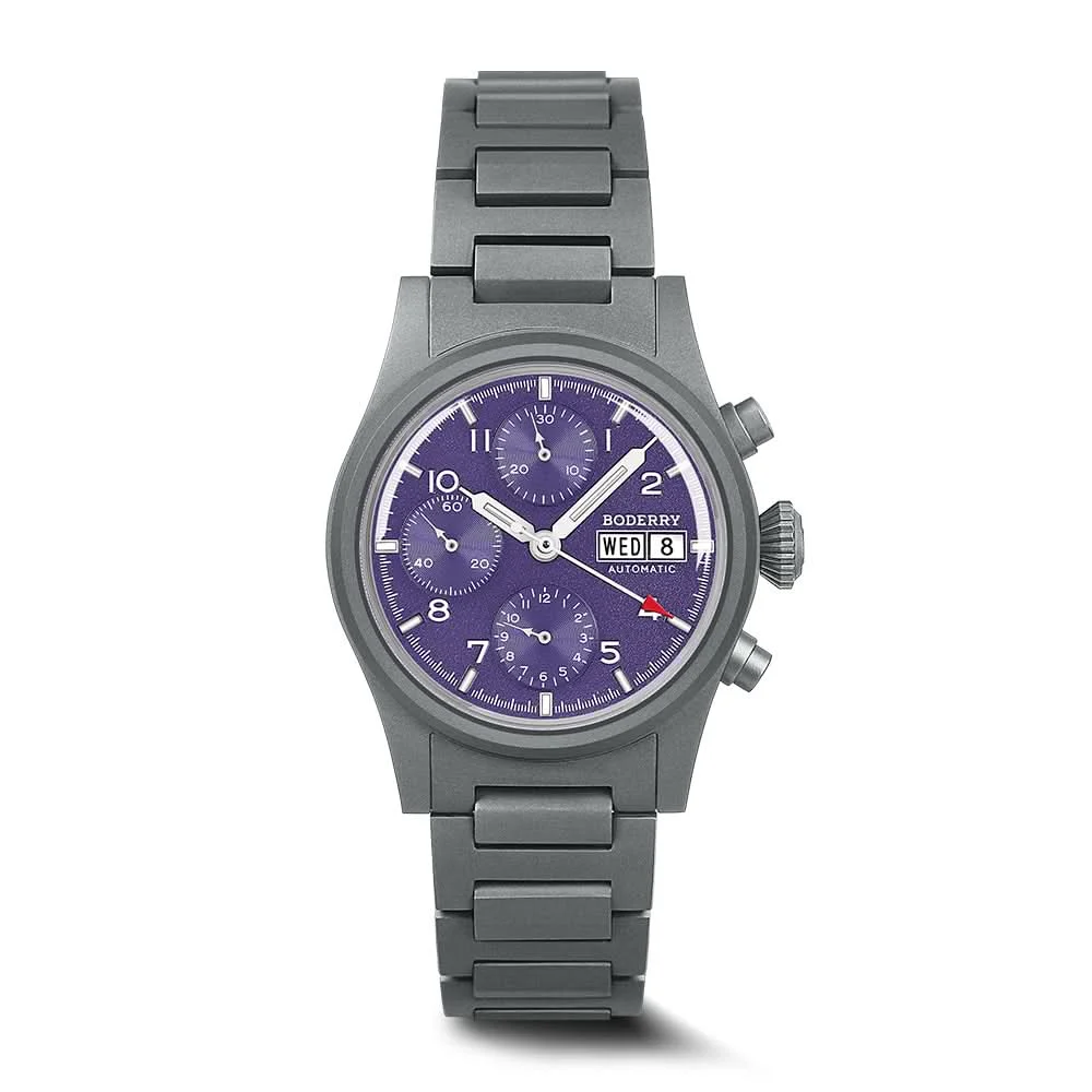 BODERRY Landmaster BD-A18T-06B 39 mm kol saati