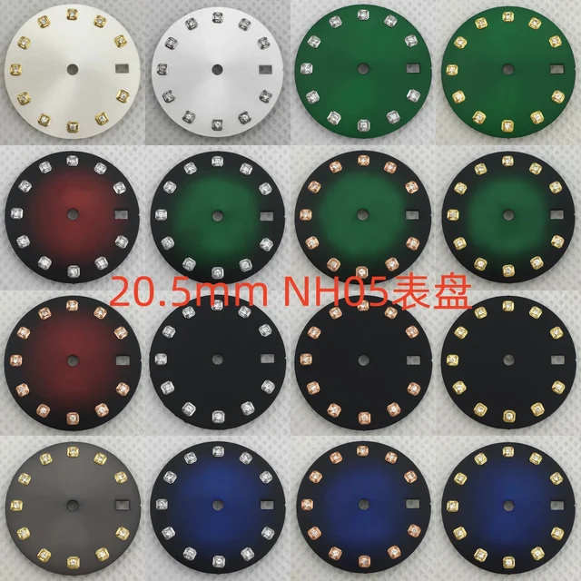 Tandorio Watch Dial Diamond Index for NH05A NH06A Movement Modified Accessories 5795147498
