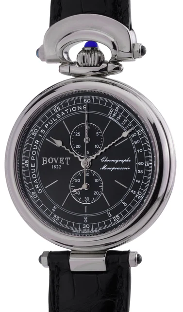 Bovet BOVET REF. D819, CHRONOGRAPHER MONOPOUSSOIR,18K WHITE GOLD kol saati