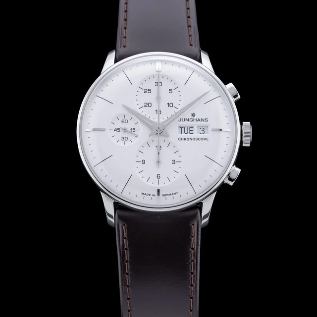 Junghans Meister Chronoscope Matte-Silver Dial 027/4120.03 kol saati