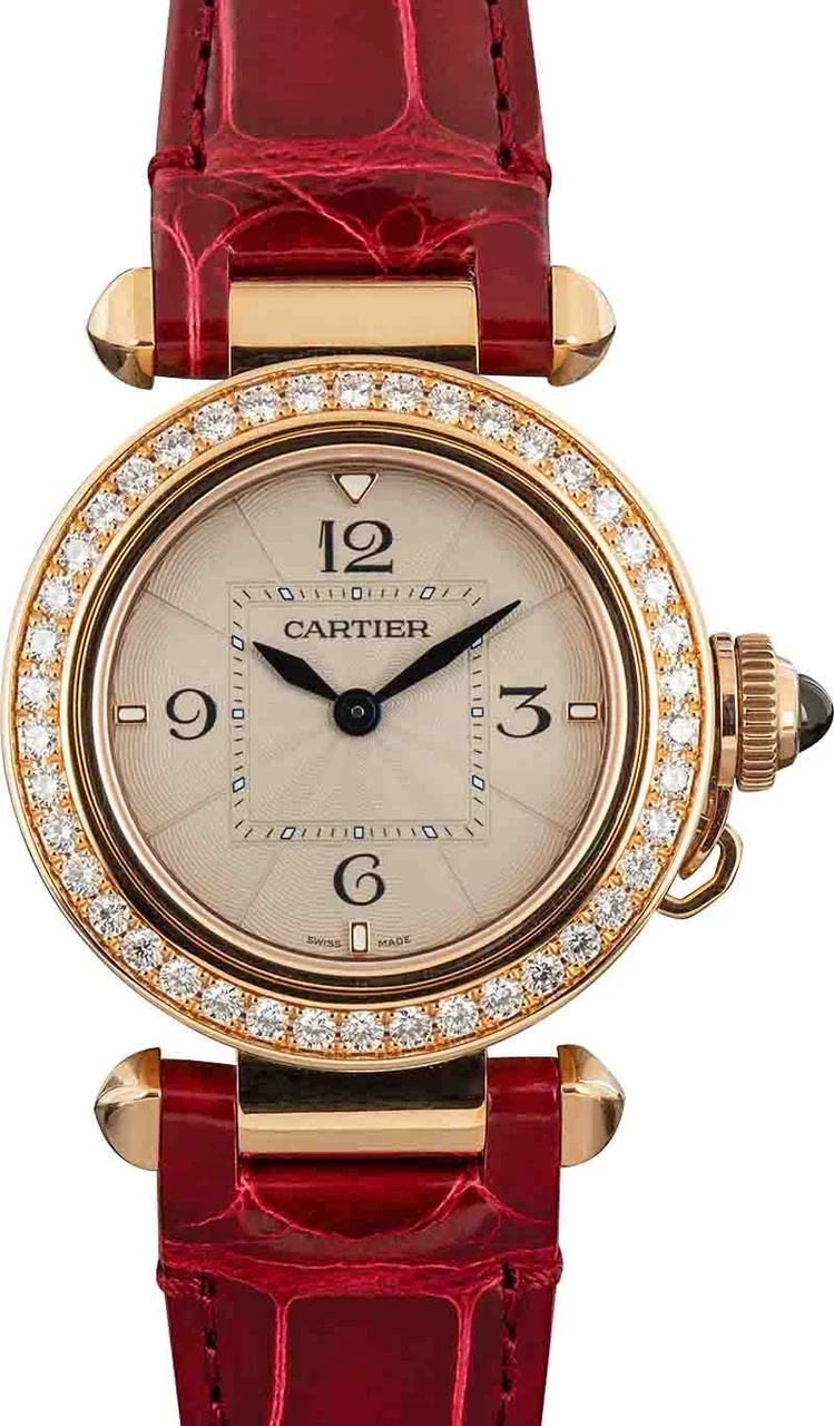 Cartier Pasha De 18k RoseGold WJPA0017 30 mm kol saati