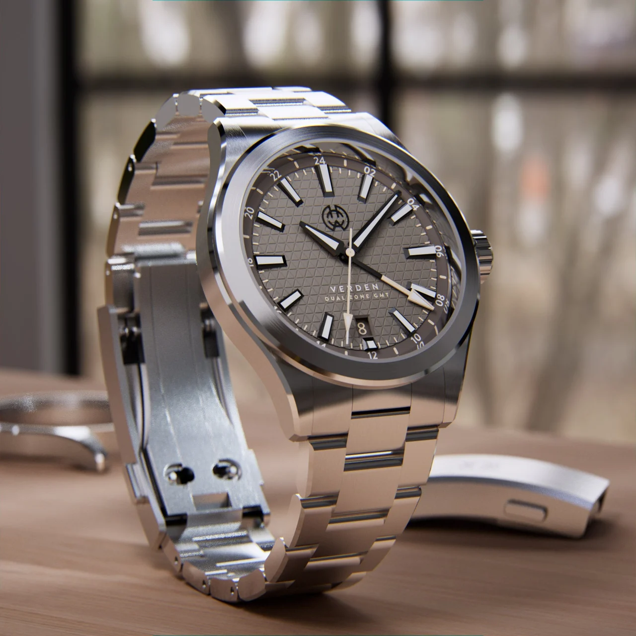 Henry Archer Verden GMT HAC-VER-SLT-3LI 39 mm kol saati