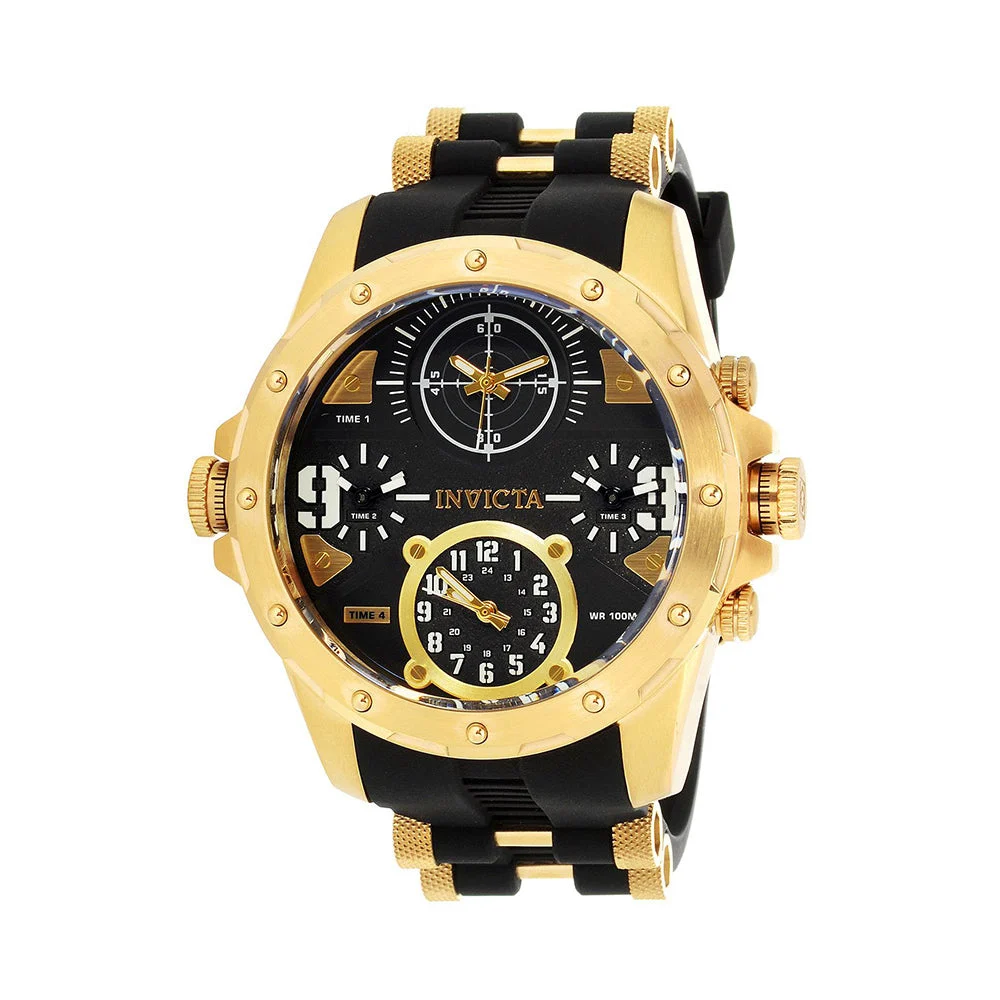 Invicta Coalition Forces Sniper Watch - 50mm. Gold, Black (31141) 50 mm kol saati