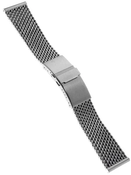 Staib Scratch and Dent - Satin Finish Mesh Bracelet #STEEL-2784-20703APB-S (Straight End, 