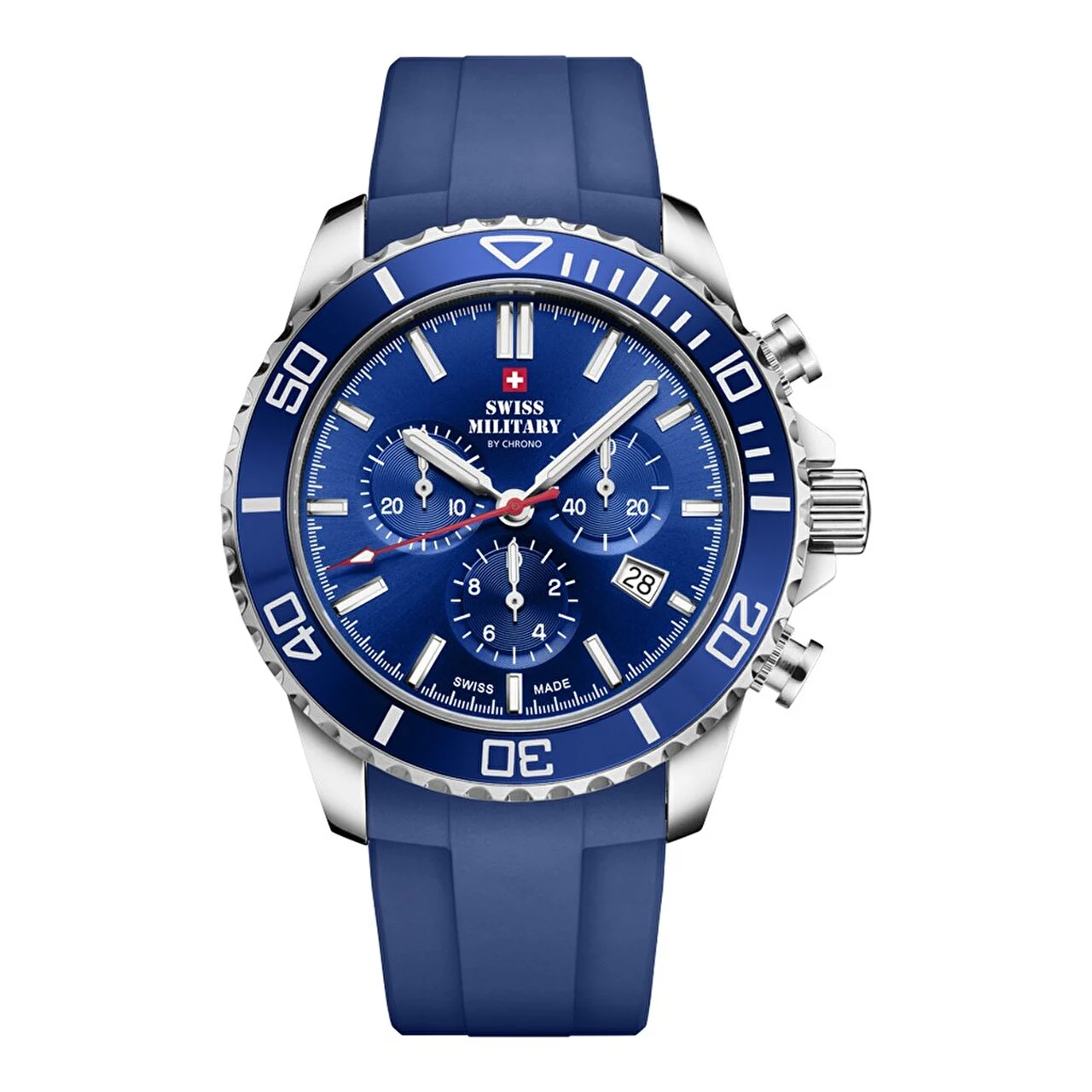 SWISS MILITARY BY CHRONO SM34103.08 43 mm kol saati