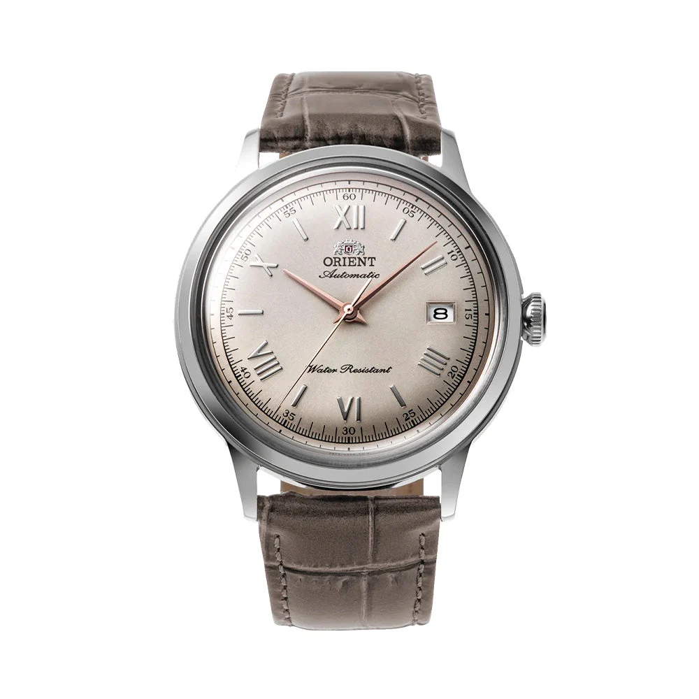Orient Bambino Version 2 40.5mm - Beige on Leather Strap RA-AC0025N30B 40.5 mm kol saati