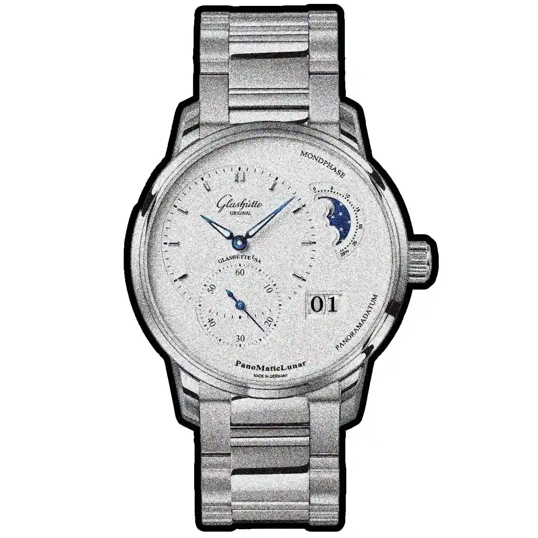 Glashutte Original Glashütte Original 47612 40 mm kol saati