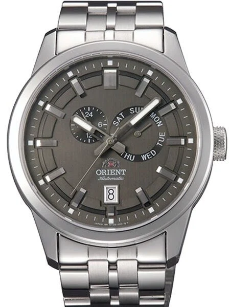 Orient Trooper Automatic Watch with Sapphire Crystal and 24-Hour Sub-Dial #ET0S001A 42 mm kol saati