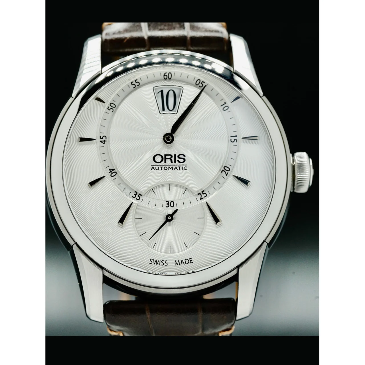 Oris Artelier Jumping Hour 01 917 7702 4051-07 5 21 70FC 210000035912 40.5 mm kol saati