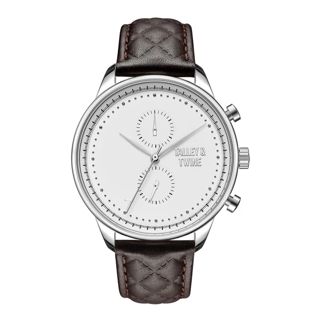 Talley & Twine Watch Company W-wht-drk-brwn kol saati