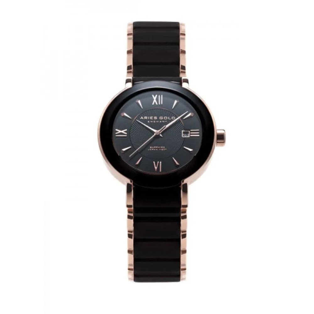 Aries Gold Enchant L 8146L BK-BLACK 32 mm kol saati