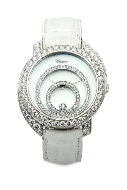 Chopard Happy Spirit CHOPARD HAPPY SPIRIT REF. 4175 QUARTZ WHITE GOLD AND DIAMONDS Fine an